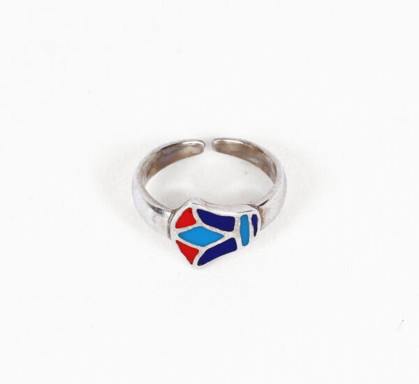 Anillo de Plata Flor de Loto Egipcio