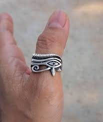 Anillo de plata ojo de horus - Imagen 3